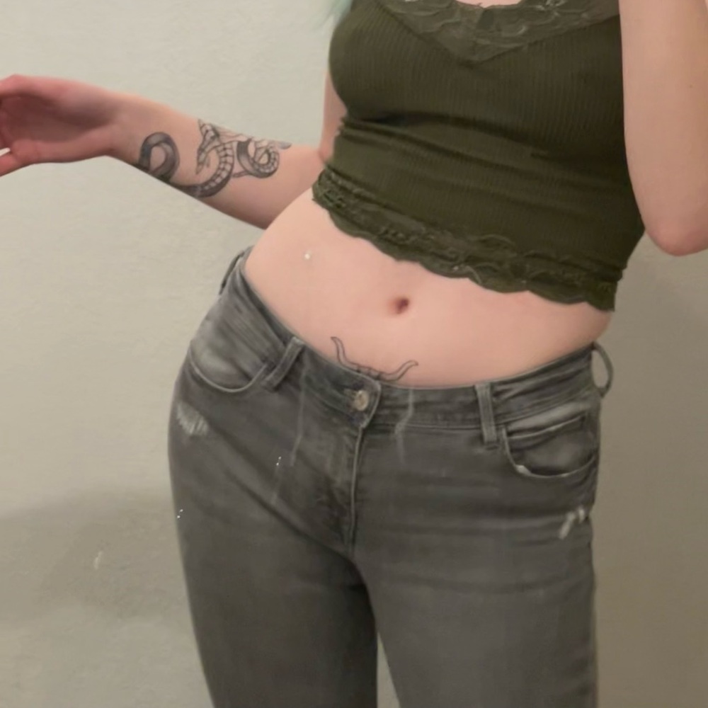 Y2K H&M Low-rise Gray Super Skinny Jeggings